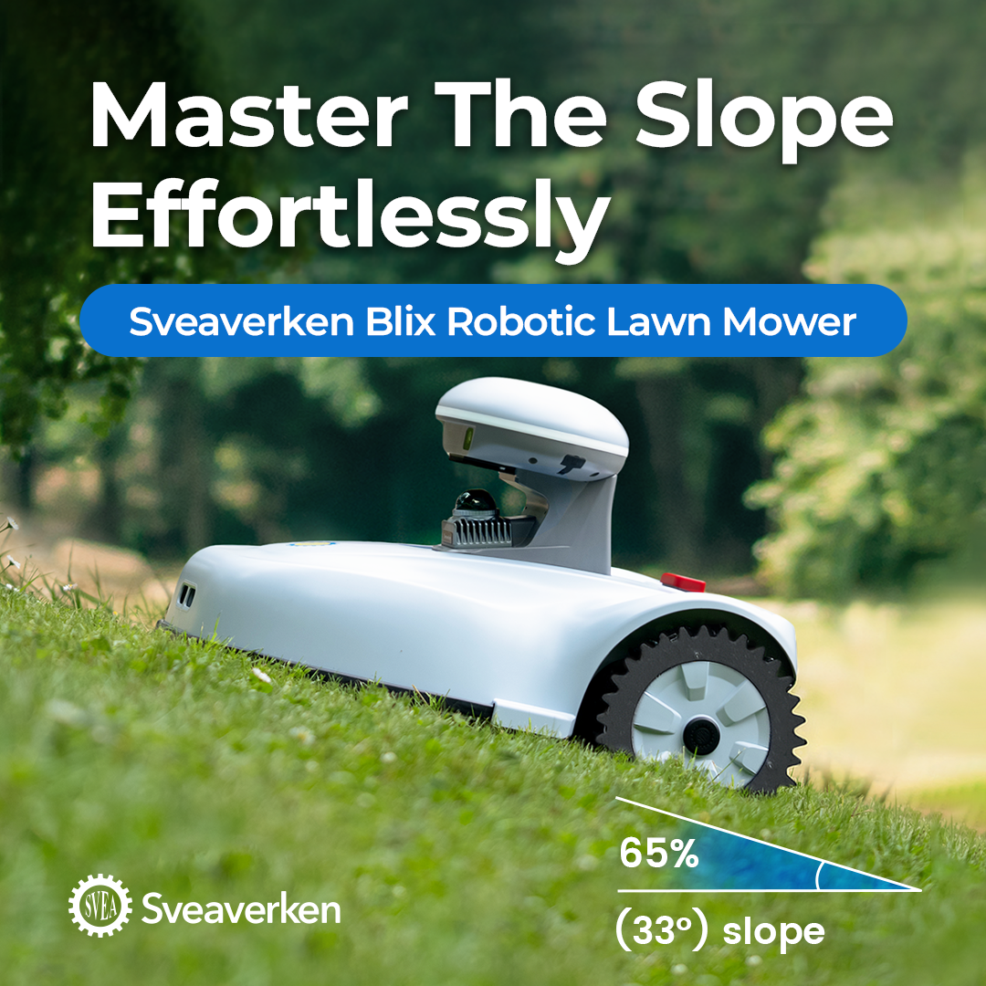 Mähroboter für steile Wiesen